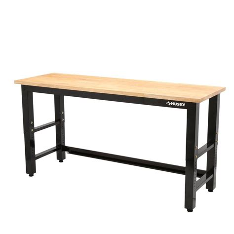 home depot husky workbench|husky 6ft wood top workbench.